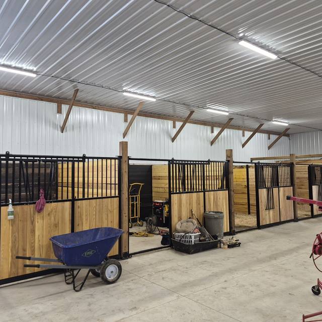 horse stalls — Coghill Construction & Renovations