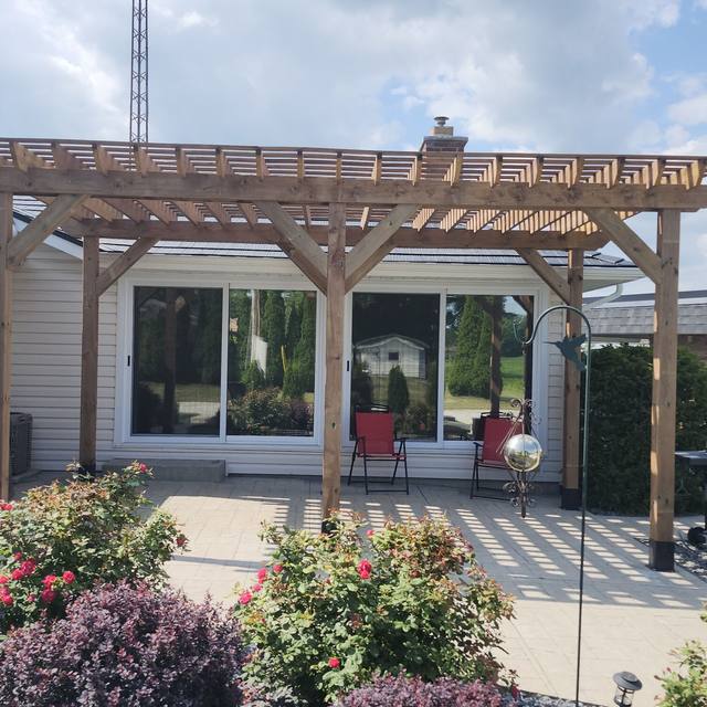 pergola & patio — Coghill Construction & Renovations